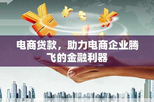 乐昌电商贷款，助力电商企业腾飞的金融利器