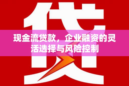 莱城现金流贷款，企业融资的灵活选择与风险控制