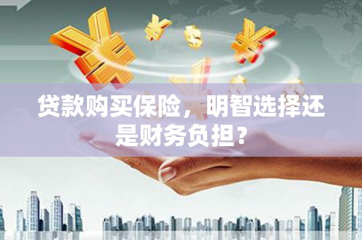 洮南贷款购买保险，明智选择还是财务负担？