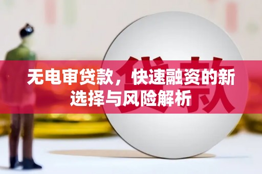 东乌旗无电审贷款，快速融资的新选择与风险解析
