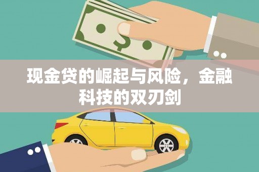 冬山现金贷的崛起与风险，金融科技的双刃剑