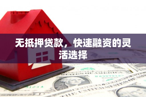 正宁无抵押贷款，快速融资的灵活选择