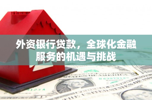 石家庄外资银行贷款，全球化金融服务的机遇与挑战