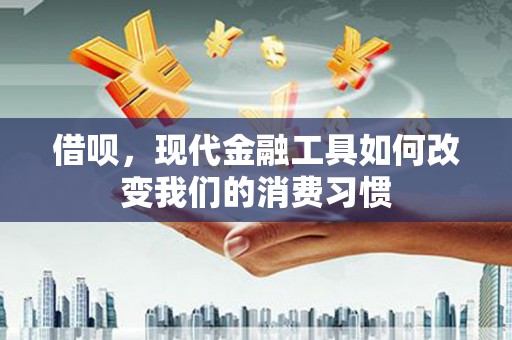 卫东借呗，现代金融工具如何改变我们的消费习惯