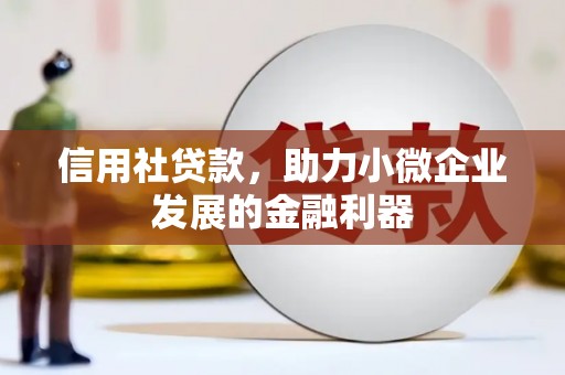 东平信用社贷款，助力小微企业发展的金融利器