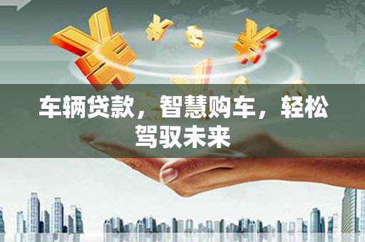 峨山车辆贷款，智慧购车，轻松驾驭未来