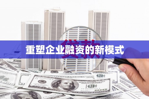 镇康重塑企业融资的新模式